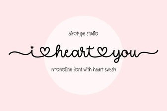 I Heart You Font Design Trends and Creative Uses