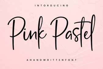 Pink Pastel Font for Creative Designs and Projects