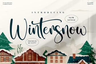 Wintersnow Font Design and Creative Uses