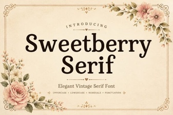 Sweetberry Serif Font for Elegant Design Projects